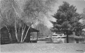 1940s Hillsboro New Hampshire Lakefront Homes Phelps Manahan RPPC POSTCARD 8500