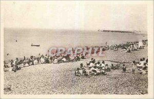 Old Postcard Dieppe The Beach