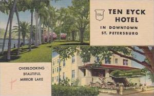 Florida St Petersburg Ten Eyck Hotel Curteich