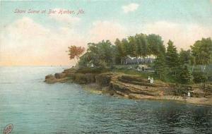 ME-BAR HARBOR-SHORE SCENE-EARLY-K26885
