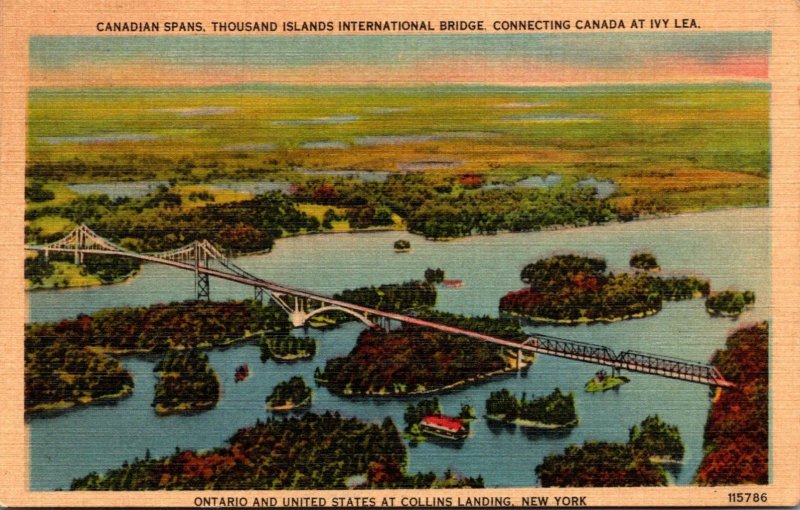 Canada Thousand Islands International Bridge At Collins Landing