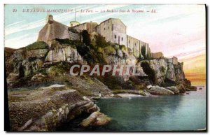 Old Postcard Ile Sainte Marguerite Fort Rocks jump Bazaine