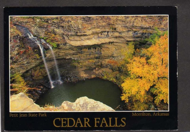 AR Petit Jean State Park Cedar Falls Morrilton Arkansas Postcard