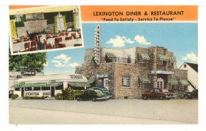 PA - Line Lexington. Lexington Diner on Rt 309  ca 1950