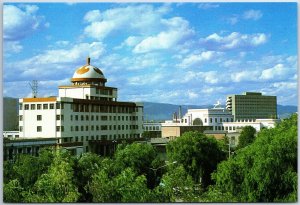 VINTAGE CHINA MAXIMUM POSTCARD INNER MONGOLIA CAPITOL BUILDING PEOPLE'S CONGRESS