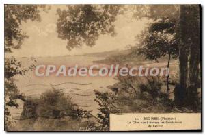 Old Postcard Beg Meil ??La Cote A View Through The foliage of Lanroz