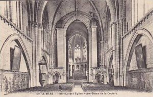 France Le Mans Interieur de l'Eglise Notre Dame de la Couture