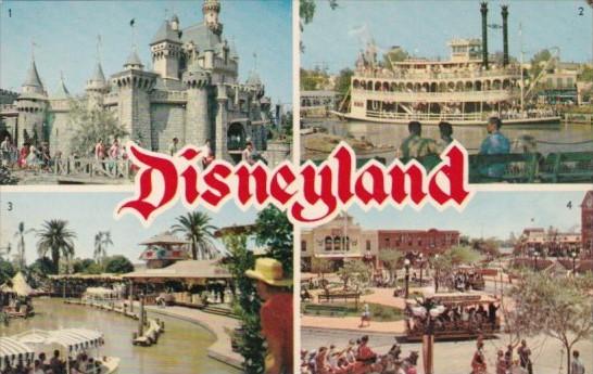 Multi View Disneyland Anaheim California