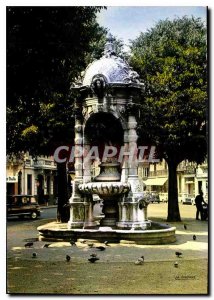 Modern Postcard Bordeaux Gironde Fountain Place Charles Gruet