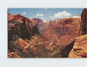 Postcard Switchbacks On Zion-Mt. Carmel Highway, Zion National Park, Utah