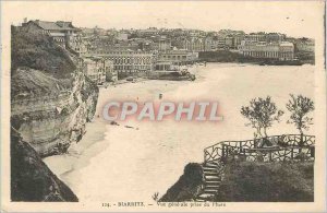 Old Postcard Biarritz General View from the Lighthouse