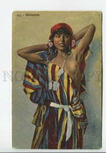 443138 Belly dancer Semi-nude girl Vintage Lehnert & Landrock Tunis postcard