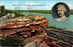 Lovers Leap and Mississippi River,Hannibal,MO BIN