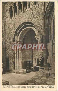 Postcard Old Chester Early Norman Arch