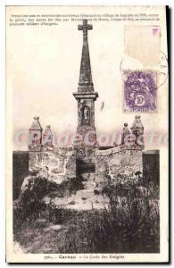 Old Postcard Carnac Cross emigrants