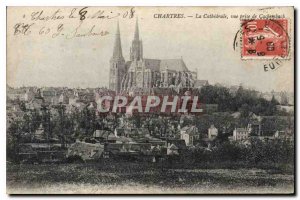 Old Postcard Chartres Cathedrale The shooting Cachemback