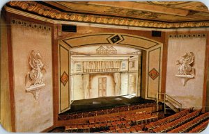 Interior of the famous Old Opera House at Central City Colorado Postcard