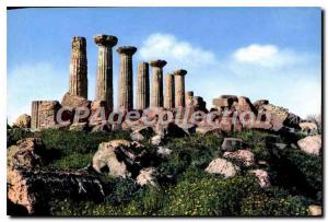 Postcard Modern Agrigento Tempio di Ercole