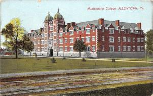 Allentown Pennsylvania~Muhlenburg College Building & Campus~Dirt Road~1908 PC
