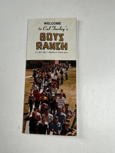 Vintage Brochure Welcome Cal Farley's Boys Ranch Amarillo Texas