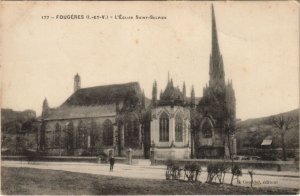 CPA Fougeres Eglise St Sulpice (1237594)