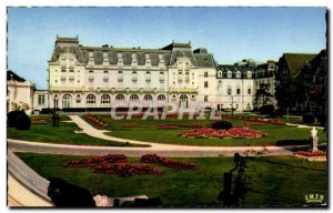 Old Postcard The Garden Cabourg Grand Hotel