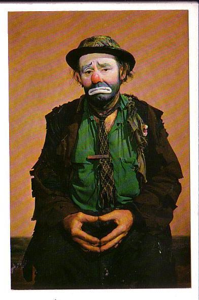 Emmett Kelly as Weary Willie, Clown, !983