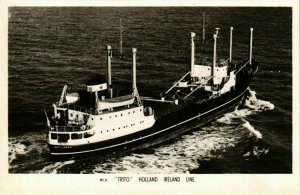 CPA AK m.v. Trito - Holland Ireland Line SHIPS (911477)