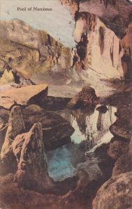 Virginia New Market The Pool Of Narcissus Endless Caverns 1930 Handcolored Al...
