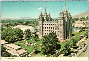 c1970s Salt Lake City, UT Temple Square LDS Mormon Church Tabernacle 4x6 PC M10