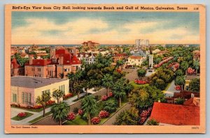 1943  US-Mexico Border  Galveston  Texas  Postcard