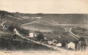 Neufchateau Vosges FRANCE~La Route d'Epinal-les Crans~PHOTO POSTCARD