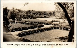 1930s College of St. Catherine St. Paul Minnesota RPPC Real Photo Postcard