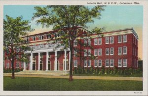 Postcard Reneau Hall MSCW Columbus MS Mississippi