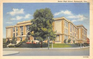 Senior High School Portsmouth, Ohio OH Postcard