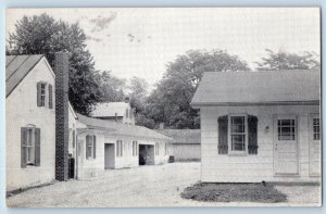 Waterloo Illinois IL Postcard Sunset Motel Buildings Exterior View 1940 Vintage