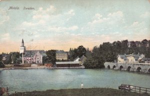 MOTALA, Sweden, 1901-1907; General View, Lake