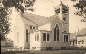 Bingham ME Cong Church c1910 Real Photo Postcard