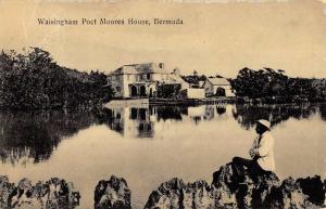 Bermuda Waisingham Poet Moores House Waterfront Antique Postcard K76993