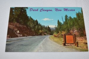 Dark Canyon New Mexico Postcard Color by W. Garner Southwest Post Card Co.