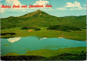 Colorado Aerial View Of Hahns Peak and Steamboat Lake Near Steamboat Springs
