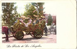 La Fiesta de Los Angeles A Japanese Party Vintage Divided Back Postcard