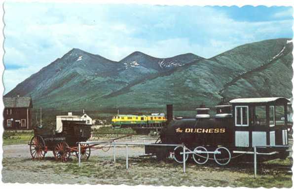 Yukon Transportation Old and New, Carcross, Stagecoach & Duchess Chrome