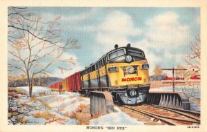 Monon's Ben Hur Train Hoosier Line Vintage Postcard AA7958