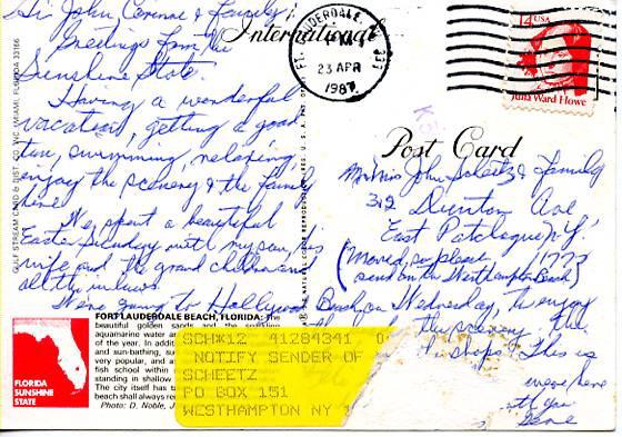 FL - Fort Lauderdale. 