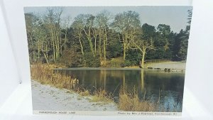 Vintage Postcard Farnborough House Lake Warwickshire