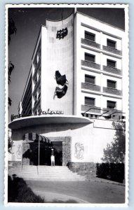 Cordoba Spain Postcard Entrance to Hotel Cordoba Palace c1950's RPPC Photo