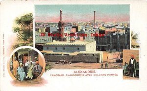 Egypt, Alexandria, D'Alexandria Avec Colonne Pompee, Panorama View