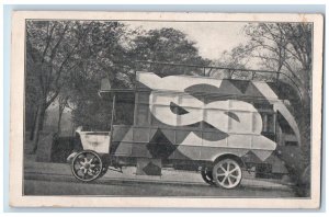 Liberty Bounds Bus Womans Motor Corps America WW2 Unposted Vintage Postcard