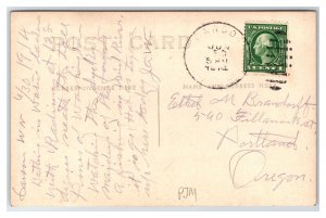 RPPC St Martin Hot Springs Hotel Carson Washington WA 1914 Postcard Y16